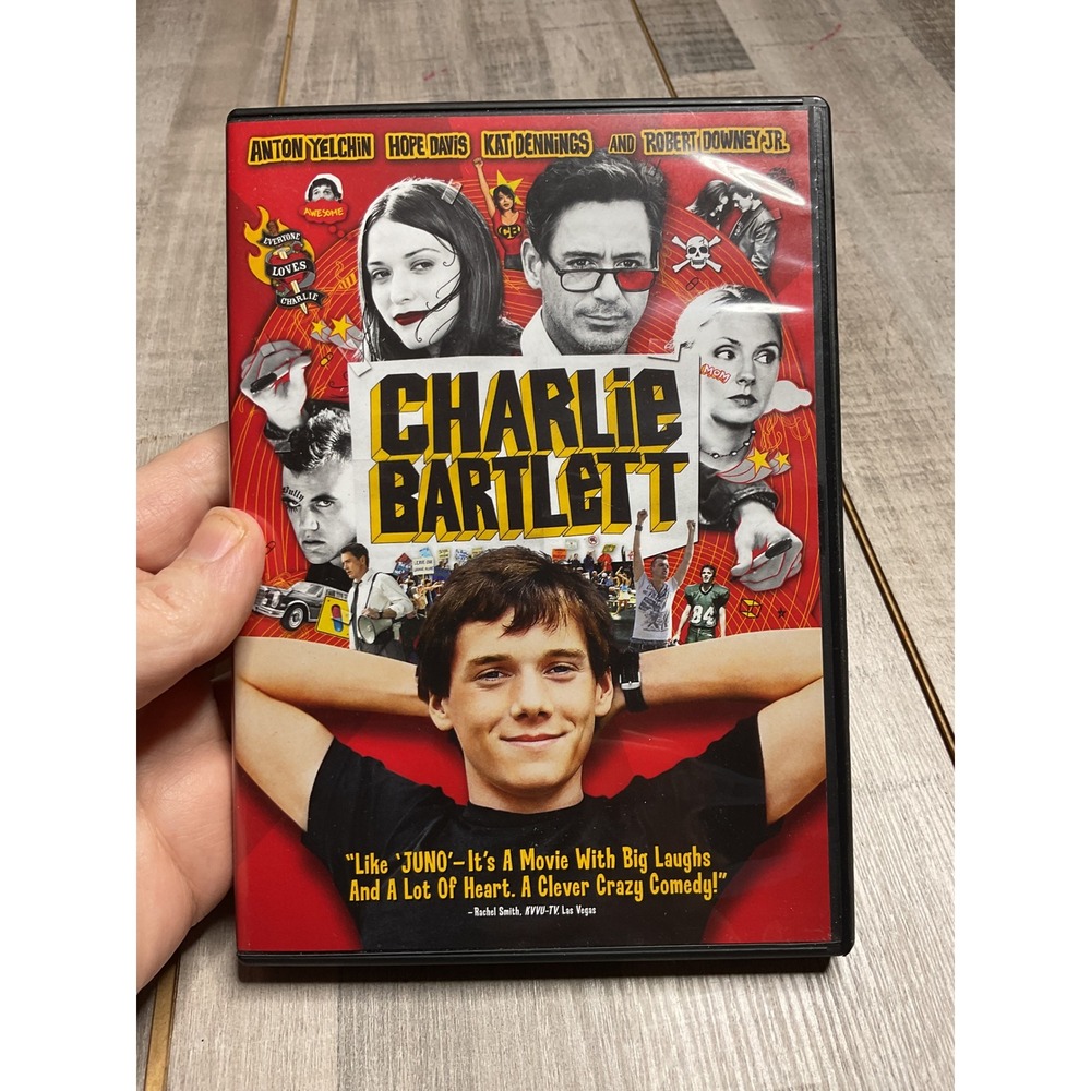 Charlie Bartlett DVD Anton Yelchin Robert Downey Jr Kat Dennings 2007 Movie